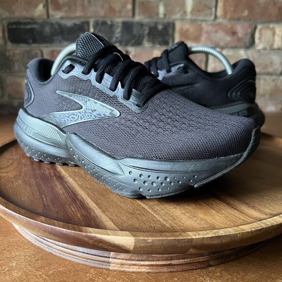 Brooks Glycerin GTS 21 Supportive Women's 7 Black Road Running Shoes Sneakers - Picture 2 of 16